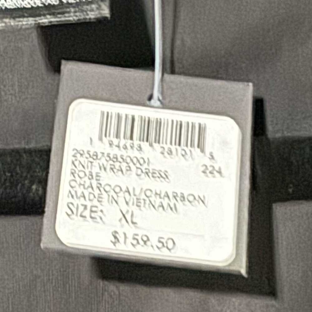 NWT Club Monaco knit wrap dress size XL - Picture 4 of 4